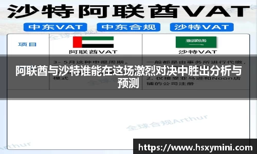 w66阿联酋与沙特谁能在这场激烈对决中胜出分析与预测